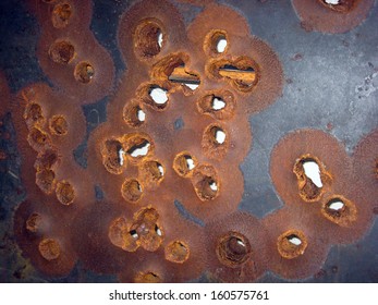 Armor tank shells pierced