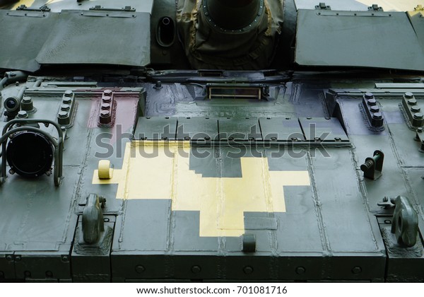 Armored\
military vehicle. Part of the body.\
Background