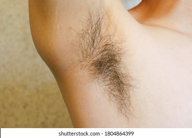 Armpit hair of a Japanese man.