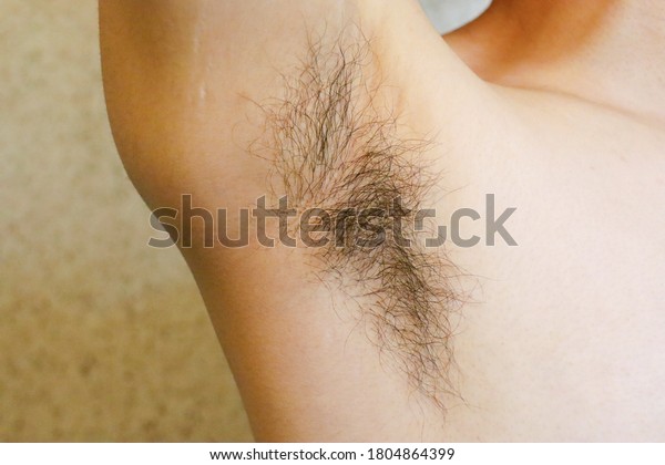 Armpit hair of a Japanese\
man.