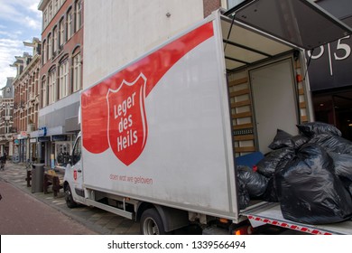 Army Of Salvation Company Truck At Amsterdam The Netherlands 2019