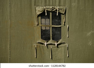 Army Tent Window