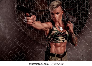 female military muscle