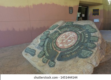 ARNHEM LAND, NT - JULY 08 2019:Warradjan Aboriginal Cultural Centre Of Art, Craft And A Museum Of The Indigenous Australian Aboriginal People In Kakadu National Park Northern Territory Of Australia.