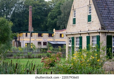 Arnhem Netherlands 23 September 2022 View Of Old Dutch Cheese Factory In Outdoor Museum