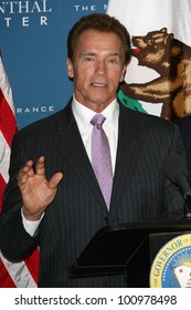 Arnold Schwarzenegger at the Official Signing of California Senate Bill 657, Museum Of Tolerance, Los Angeles, CA. 10-18-10