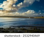 Arnside, United Kingdom, 19th October 2024, Arnside Railway Viaduct