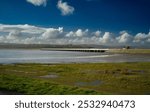 Arnside, United Kingdom, 19th October 2024, Arnside Railway Viaduct