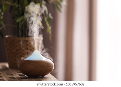 Aroma Lamp On Table