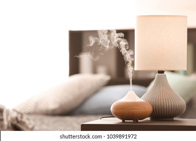 Aroma Lamp On Table