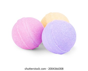 Aromatic Bath Bomb Isolated On White