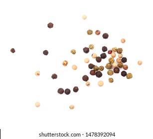 Aromatic Peppercorn On White Background