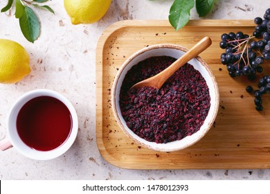 Aronia Berry Tea. Dried Aronia Berries Are Commonly Used To Make Antioxidant-rich Herbal Tea.