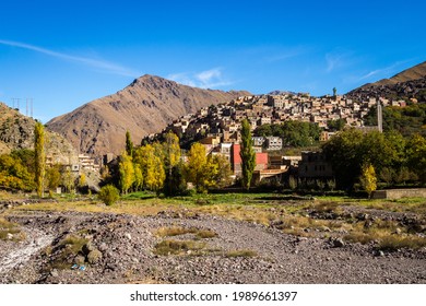 Aroumd is a small Berber village in the Ait Mizane Valley of the High Atlas Mountains of Morocco. Located in Toubkal national park near Marrakesh.