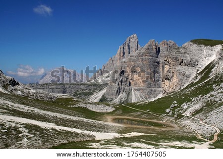 Similar – Image, Stock Photo Mountain scene Dolomites