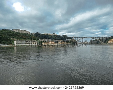 The Arrabida bridge between Porto and Vila Nova de Gaia 
