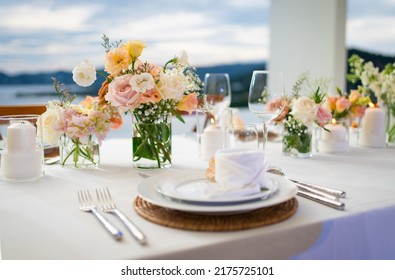 arrangement, background, banquet, beautiful, beauty, bouquet, celebration, ceremony, chair, day, decor, decorated, decoration, design, detail, dinner, elegance, elegant, event, floral, florist, floris - Powered by Shutterstock