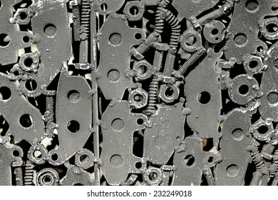 Array Metal Nuts Industrial Background Stock Photo 232249018 | Shutterstock