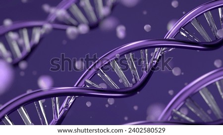 An array of purple hues, from violet to magenta and amethyst. Close-up of a Vibrant Purple Flower in Bloom. Close-up of Purple Pansy with Aubergine and Magenta Petals.Vibrant purple DNA Graph