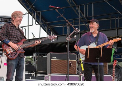 Arrington, VA/USA - 9/6/2014 : Phil Lesh And John Scofield Perform At LOCKN' Festival In Arrington, VA.  