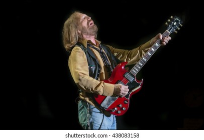 Arrington, VA/USA - 9/6/2014 : Tom Petty & The Heartbreakers perform at LOCKN' Festival in Arrington, VA.  