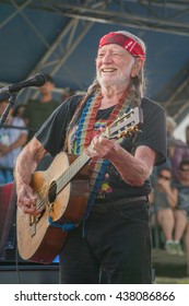 Arrington, VA/USA - 9/7/2014 : Willie Nelson Performs At LOCKN' Festival In Arrington, VA.  