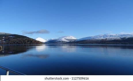 Arrochar Alps Seen From Inveraray Argyll.