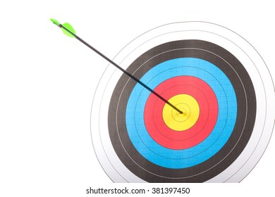 Arrow Hit Goal Ring Archery Target Stock Photo 381397450 | Shutterstock