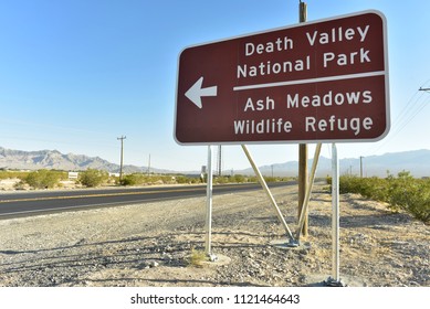 Arrow Road Sign Death Valley Pahrump Stock Photo 1121464643 | Shutterstock