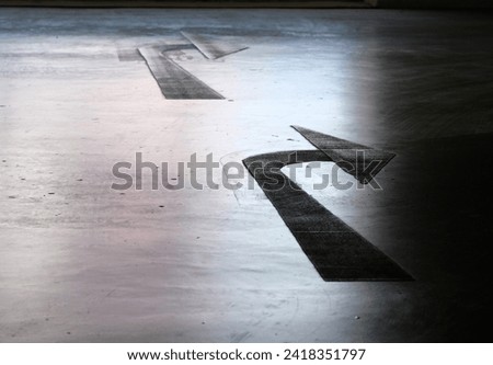 Similar – Image, Stock Photo running direction