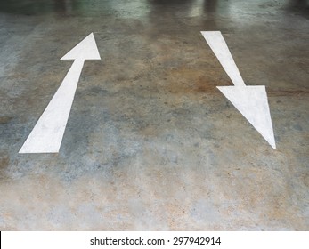 Arrow Signs On Street Stock Photo 297942914 | Shutterstock