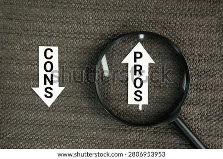 Arrow with two words Pros and Cons. High Low Pricing Strategy Definition. The pros and cons of something are its advantages and disadvantages