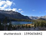 Arrowhead Lake along the Rae Lakes trail.