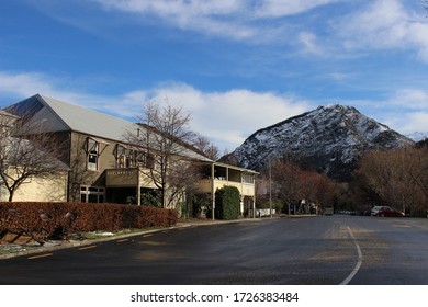 Arrowtown / New Zealand - June 22 2015: Historic Gold Mining Town In The Snow / Winter. Located In Central Otago Region Of The South Island Of New Zealand