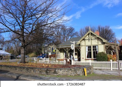 Arrowtown / New Zealand - June 22 2015: Historic Gold Mining Town In The Snow / Winter. Located In Central Otago Region Of The South Island Of New Zealand