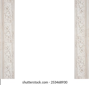 Art Architectural White Frame Molding.