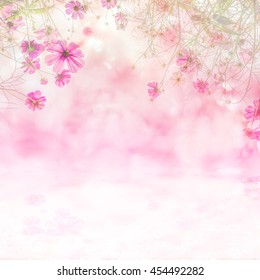 Spring Cherry Blossom Vintage Background Sakura Stock Illustration ...