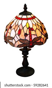 Art Deco Lamp Isolated With Clipping Path