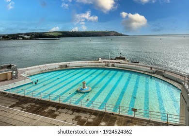 Art Deco Lido On Plymouth Hoe In Devon England