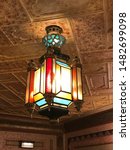 Art Deco light fixture, old theatre