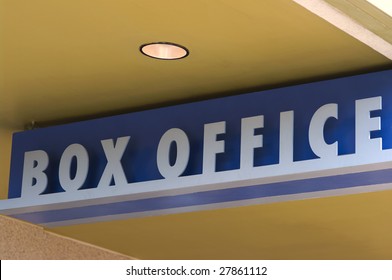 Art Deco Theater Box Office Sign