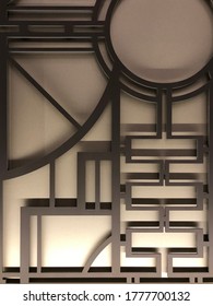 Art Deco Wall Art In Hall