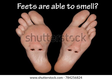 art, feets are able to smell