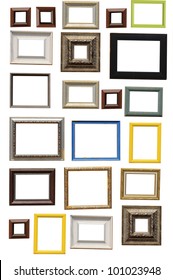 Art Frame Isolated On White Background