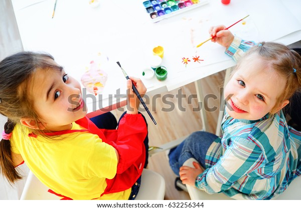 Art Lesson Kindergarten Stock Photo (Edit Now) 632256344