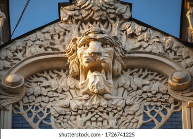 Art Nouveau Architecture In Riga, Latvia.