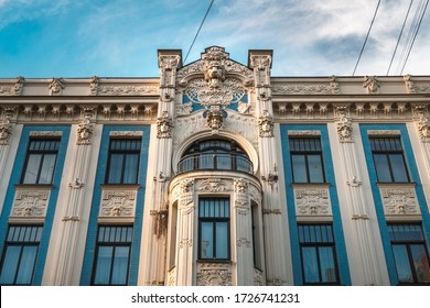 Art Nouveau Architecture In Riga, Latvia.