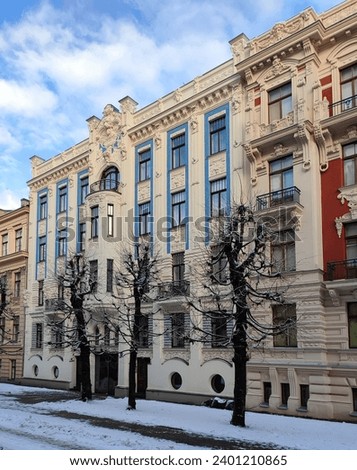 Art Nouveau buildings in Riga
