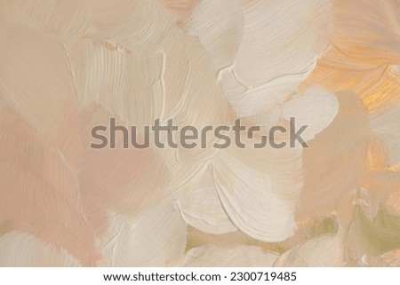 Art oil and acrylic smear blot canvas painting wall. Abstract texture pastel color stain brushstroke texture background.