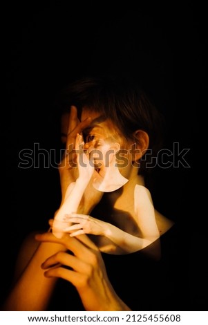 Similar – Image, Stock Photo trash doll Woman